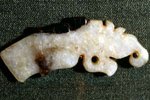Pendant in the Form of a Bottle-horned Dragon with a Tenon End