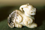 Recumbent Winged, Leonine Unicorn (Chimera or bixie )