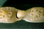 Belt Buckle in Two Sections Carved with Dragons