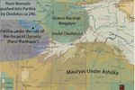 Parni Nomads Pushed Into Parthia by Diodotus ca. 240 B.C.E.